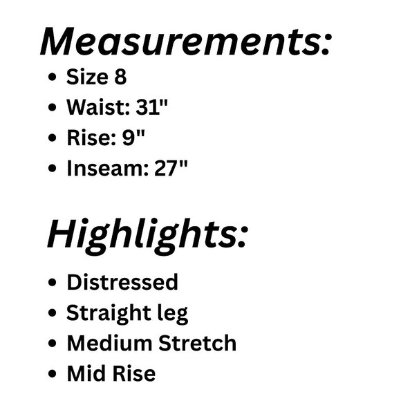 Refuge Women's Distressed, Skinny Jeans, RP9, Raw Hem, Medium Wash Size: 8 - Picture 6 of 8